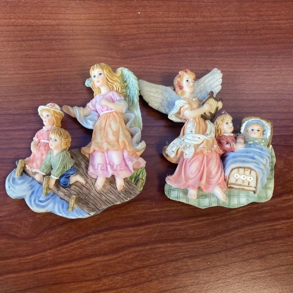 Vintage angel resin refrigerator‎ magnets